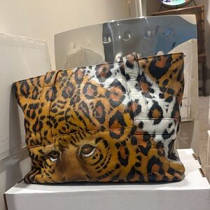 Wild Leopard Pattern Tote Bag